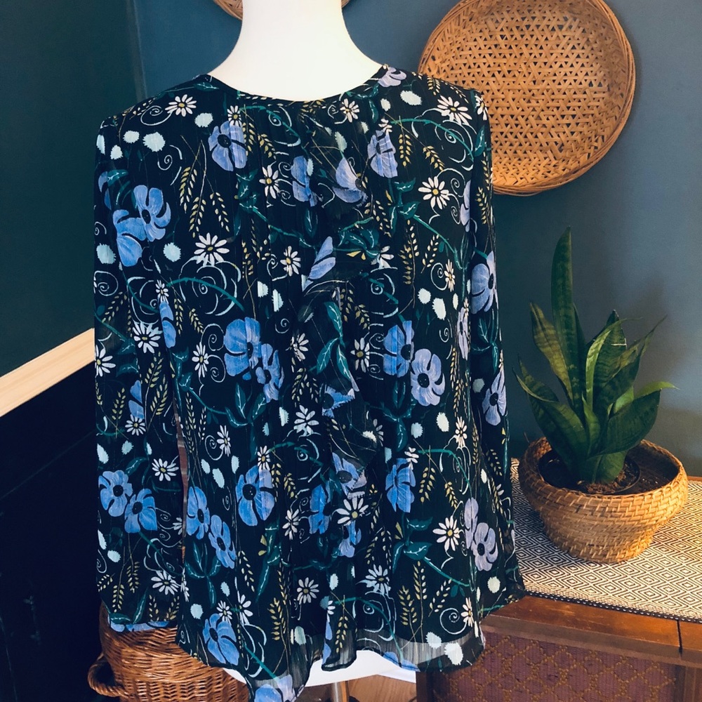 Banana Republic Floral Print Blouse